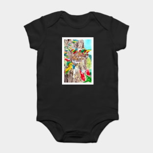 Bhutan, Himalayas Baby Bodysuit